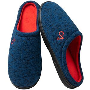 New Mens Size 11-12 Memory Foam House Slippers